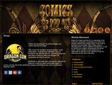 Tablet Screenshot of comics.dragoncon.org