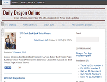 Tablet Screenshot of dailydragon.dragoncon.org