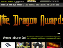 Tablet Screenshot of dragoncon.org